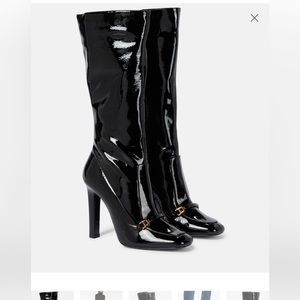 Saint Laurent Camden 105 patent women’s boots